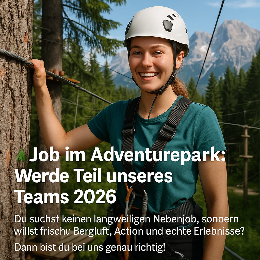 🌲 Job im Adventurepark: Werde Teil unseres Teams 2026!