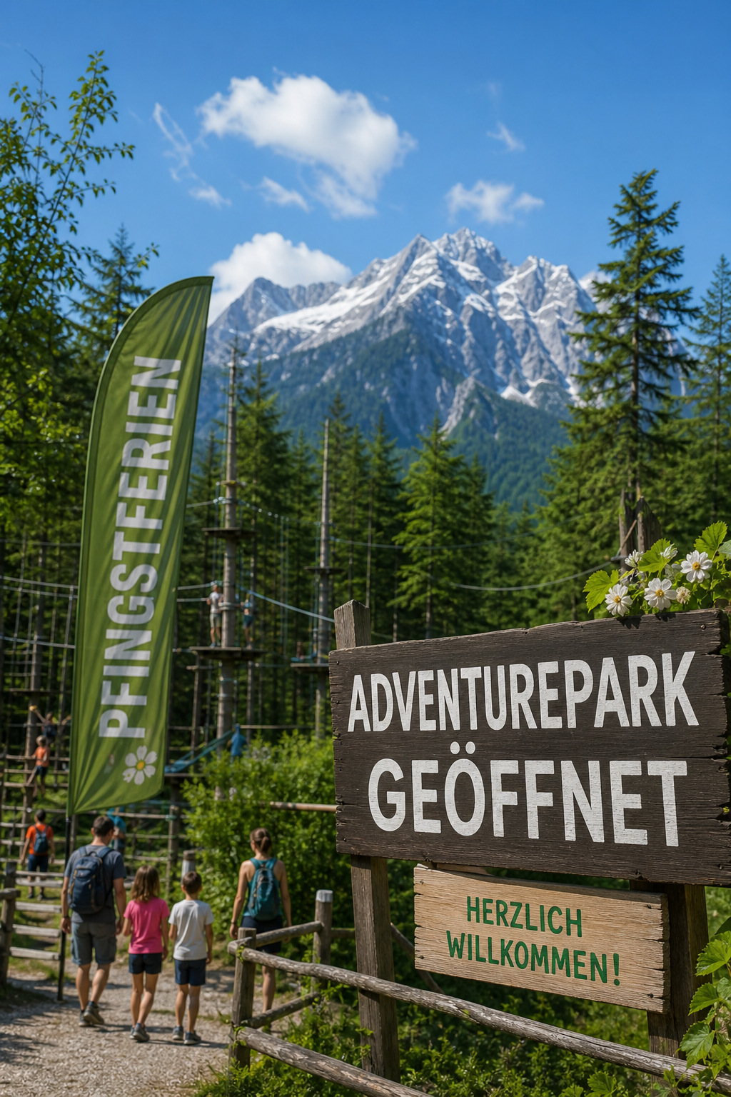 Pfingstwoche im Adventurepark Zugspitzblick – wir haben geöffnet!
