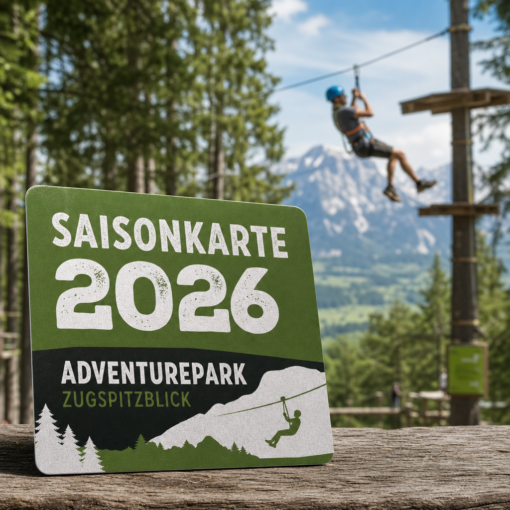 Saisonkarte 2026 im Adventurepark Zugspitzblick 🌲